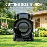 Steelite 17" Cordless Lawn Mower, 2x21V Battery Powered Walk-Behind Push Mowers,Electric Lawn Mowers with Brushless Motor, 2-in-1 Mulching & Bagging,6 Heights A - Image 8