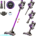KANFUAQ Cordless Stick Vacuum Cleaner 38KPA 50Mins 2200mAh Lightweight for Home Pet Hair Carpet Hard Floor