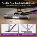KANFUAQ Cordless Stick Vacuum Cleaner 38KPA 50Mins 2200mAh Lightweight for Home Pet Hair Carpet Hard Floor - Image 5