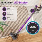 KANFUAQ Cordless Stick Vacuum Cleaner 38KPA 50Mins 2200mAh Lightweight for Home Pet Hair Carpet Hard Floor - Image 8