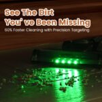 Cordless Vacuum Cleaner, 40kPa/500W Power Suction, LED Display, 6-in-1 Lightweight Stick Vacuum with Green LED Light, 6-Stages Filtration, Self-Standing for Pet - Image 8