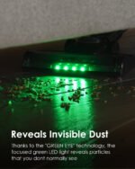 Cordless Vacuum Cleaner, 40Kpa 35Mins Stick Vacuum, Lightweight and Versatile, Deep Cleans, Self-Standing, Green LED - Image 2