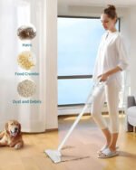 Cordless Vacuum Cleaner, Stick Vac with Tangle-Resistant Design, Up to 60 Minutes, Powerful Suction, Rechargeable, Lightweight, and Versatile for Carpet, Hard F - Image 3