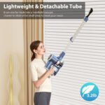 Prettycare Cordless Stick Vacuum Cleaner, 2600mAh 6-in-1 Lightweight Upright for Carpet Hard Floor Pet Hair W200 Upgraded - Image 7