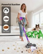Hosaud Cordless Stick Vacuum Cleaner 45KPA Strong Suction 50Mins Lightweight for Pet Hair Home Hard Floor - Image 2