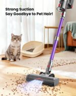Hosaud Cordless Stick Vacuum Cleaner 45KPA Strong Suction 50Mins Lightweight for Pet Hair Home Hard Floor - Image 3