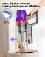 Hosaud Cordless Stick Vacuum Cleaner 45KPA Strong Suction 50Mins Lightweight for Pet Hair Home Hard Floor - Image 6