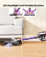 Hosaud Cordless Stick Vacuum Cleaner 45KPA Strong Suction 50Mins Lightweight for Pet Hair Home Hard Floor - Image 7