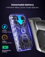 Hosaud Cordless Stick Vacuum Cleaner 45KPA Strong Suction 50Mins Lightweight for Pet Hair Home Hard Floor - Image 8