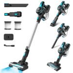INSE Cordless Vacuum Cleaner for Home,Upgraded 38kPa/50Mins Stick Vacuum Lightweight with Self-Standing,N520