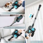 INSE Cordless Vacuum Cleaners, 6-in-1 Lightweight Stick Vacuum for Hardwood Floor Carpet Pet Hair, V770 - Image 3