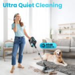 INSE Cordless Vacuum Cleaners, 6-in-1 Lightweight Stick Vacuum for Hardwood Floor Carpet Pet Hair, V770 - Image 6