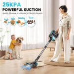 INSE Cordless Vacuum Cleaners, 6-in-1 Lightweight Stick Vacuum for Hardwood Floor Carpet Pet Hair, V770 - Image 8
