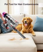 Hosaud Cordless Vacuum Cleaner - 45000pa 550W 55mins 2600mAh Lightweight Stick Vacuum Cleaners for Home Pet Hair Carpet Floor Purple - Image 3