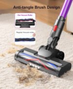 Hosaud Cordless Vacuum Cleaner - 45000pa 550W 55mins 2600mAh Lightweight Stick Vacuum Cleaners for Home Pet Hair Carpet Floor Purple - Image 6