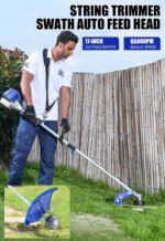 WILD BADGER POWER Gas 4-in-1 Yard Care System, 26cc 2-Cycle Full-Crankshaft Engine Multi-Tool with Attachments, String Trimmer/Edger, Hedge Trimmer and Brush Cu - Image 3