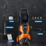 Fenbeli Electric Pressure Washer, 4500 PSI Power Washer with 23FT Hose, 20FT Power Cord, 4 Quick-Connect Nozzles & 500ml Foam Cannon for Cars, Driveways, Patios - Image 5