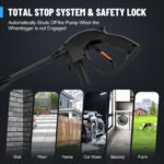 Fenbeli Electric Pressure Washer, 4500 PSI Power Washer with 23FT Hose, 20FT Power Cord, 4 Quick-Connect Nozzles & 500ml Foam Cannon for Cars, Driveways, Patios - Image 7