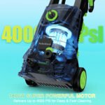 4000 PSI Electric Pressure Washer Max 2.6 GPM Power Washer with Adjustable Nozzle 0-120°,Foam Cannon 35FT Power Cord 20FT Hose for Car Garden Yard Hom - Image 7