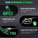 TCISA 3800 PSI Electric Pressure Washer,Max 2.5 GPM Power Washer with 35FT Power Cord 20FT Hose 5 Nozzles,Soap Cannon for Car Garden Yard Hom - Image 5