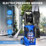 Fenbeli Electric Pressure Washer, 3800 PSI 2.6GPM Power Washer for Cars, Fences and Patios - Image 2
