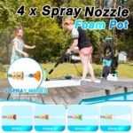 TEBRU Electric Pressure Washer, 3000PSI Max 2.4 GPM Power Washer with 32 ft Hose, 4 Quick Connect Nozzles, Foam Cannon, Suitable for Clean Cars, Patios, Drivewa - Image 3