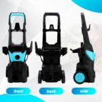 TEBRU Electric Pressure Washer, 3000PSI Max 2.4 GPM Power Washer with 32 ft Hose, 4 Quick Connect Nozzles, Foam Cannon, Suitable for Clean Cars, Patios, Drivewa - Image 7