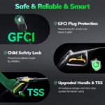 TCISA Electric Pressure Washer,4000 PSI Max 2.8 GPM Power Washer with 35FT Cord,20FT Hose,5 Quick Nozzles,Foam Cannon for Car Garden Patio - Image 6