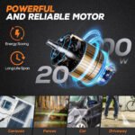 NEXPOW Electric Pressure Washer, 4000PSI Max 2.6 GPM Power Washer with 30 ft Hose, 4 Different Pressure Tips, Foam Cannon, Perfect for Cars, Patios - Image 3