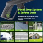 Electric Pressure Washer, 2200 PSI, Max 1.4 GPM Power Washer w/ 32 Ft Hose, 4 Quick Connect Nozzles, Foam Cannon, Portable To Clean Patios, Cars, Fences, Drivew - Image 7