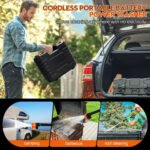 Tanbaby Portable Cordless Pressure Washer, Electric Power Washer Battery Powered, Handheld Car Washer with 6-in-1 Nozzle,17FT Drain Hose, Power Cleaner for Pati - Image 7