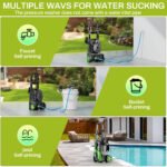 Pirecart Electric Pressure Washer, 2700 PSI 1.7 GPM Power Washer with 4 Quick Connect Nozzles & Foam Cannon for Cars, Fences, Bicycle - Image 5
