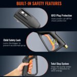 Keenstone Electric Pressure Washer, 4200PSI Max 3 GPM Power Washer with 35FT Power Cord 20FT Hose 5 Nozzles,Soap Cannon for Cars Patios - Image 2