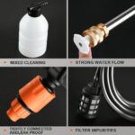 Cordless Pressure Washer 21V 2*Batteries Powered Portable Handheld for Car, Floor, Wall, Fence & Yard Cleaning - Home & Outdoor Use - Image 2