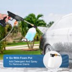 Cordless Pressure Washer 21V 2*Batteries Powered Portable Handheld for Car, Floor, Wall, Fence & Yard Cleaning - Home & Outdoor Use - Image 6