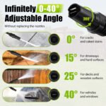 Vipuse Pressure Washer,4200 PSI 2.8GPM Car Washer with 23FT Hose /Rotatable 0-120° Nozzle/350ML Foam Cannon,Clean Tool for Cars/Fences/Patios/Floor - Image 3