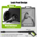 Vipuse Pressure Washer,4200 PSI 2.8GPM Car Washer with 23FT Hose /Rotatable 0-120° Nozzle/350ML Foam Cannon,Clean Tool for Cars/Fences/Patios/Floor - Image 4