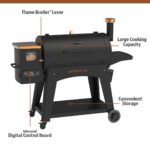Pit Boss Pellet Smoker, Austin XL 1000 Square Inch Wood Fired Pellet Grill, Onyx Series - Image 2
