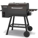 PARGRILL 467 sq.in Wood Pellet Grill & Smoker, BBQ Grill with Auto Temperature Control, for Outdoor Cooking, Patio and Backyard, Bronze Black