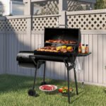 Zimtown BBQ Charcoal Grill Outdoor Barbecue Pit with Offset Smoker for Outdoor Cooking - Image 8