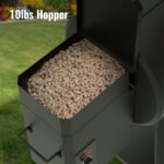 Z GRILLS Upgrade 567 Sq.in Cooking Area Wood Pellet Grill & Smoker 8 in 1 BBQ Smoker with PID Controller, 10 Lbs Hopper, Storage Shelf for Outdoor BBQ - Image 6