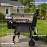 Z GRILLS Backyard Warrior 697 sq.in 8-in-1 Wood Pellet Grill Smoker with PID V3.0 Technology, LCD Screen, Meat Probes and Rain Cover - Image 3