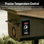 Z GRILLS Flame Expert 572 Sq.in Cooking Area 8 in 1 Wood Pellet Grill & Smoker with Direct Flame Searing, Auto Temperature Control for Outdoor BBQ, Bronze-6002B - Image 5