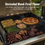 Z GRILLS Flame Expert 572 Sq.in Cooking Area 8 in 1 Wood Pellet Grill & Smoker with Direct Flame Searing, Auto Temperature Control for Outdoor BBQ, Bronze-6002B - Image 8