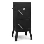 UBesGoo Charcoal Grill and Smoker Steel BBQ Pit Outdoor for Camping, Black - Image 2