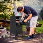 UBesGoo Charcoal Grill and Smoker Steel BBQ Pit Outdoor for Camping, Black - Image 7