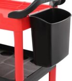 3 Tier Auto Detailing Cart, Rolling Utility Detailing Tool Cart Car Wash Organizer Cart with Wheels Mobile Utility Cart for Garage Workshop Repair Shop$$Office - Image 7