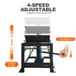 Vertlley 2Pcs Car Ramps with 5t/11050 lb, Heavy-Duty Steel Vehicle Ramps, Portable Car Lift , Built-in Hydraulic Jack, Black - Image 5