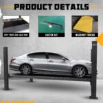 KT-4H850 Four Post Parking Lift Storage Service Car Auto Lift Truck Hoist with Caster Kit for Home Garage,Repair Shop - Image 5