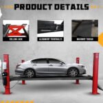 Heavy Duty 15,000Lbs 4-Post Car Lift -Automotive Storage Service Parking Lift for Home Garage, Repair Shop, Manual Safety Lock Release (4H150),CE Approved and C - Image 2